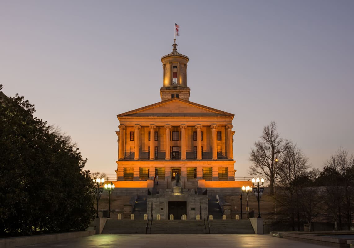 Shot of Tennessee State Capitol
